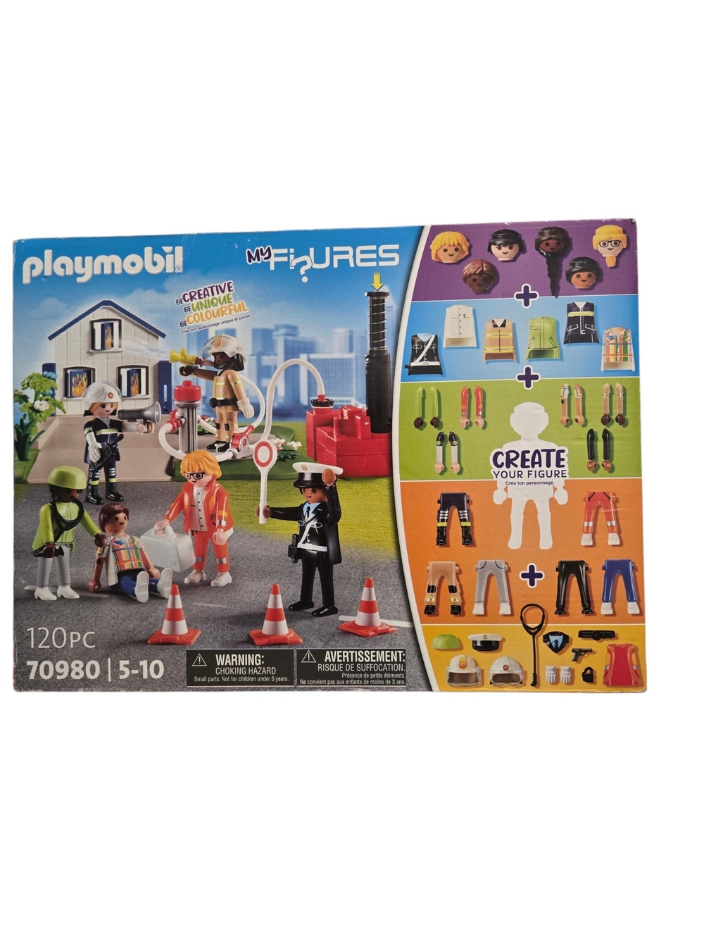 Playmobil My Figures 70980 Customizable Mix‑&‑Match Set 120pc Kids Creative Play